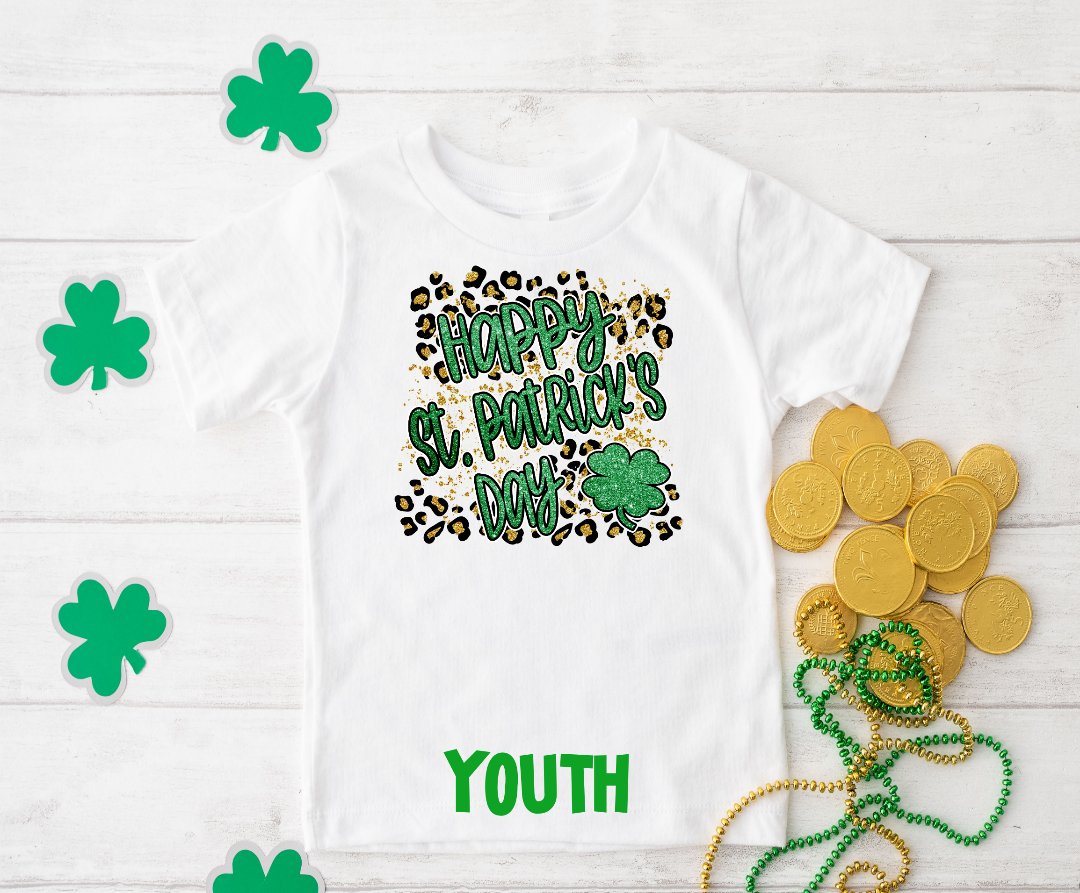 Happy St. Patrick's Day Leopard