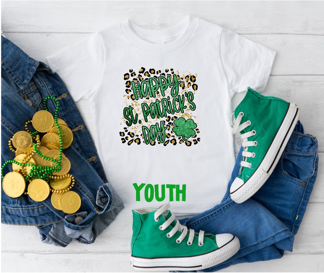 Happy St. Patrick's Day Leopard