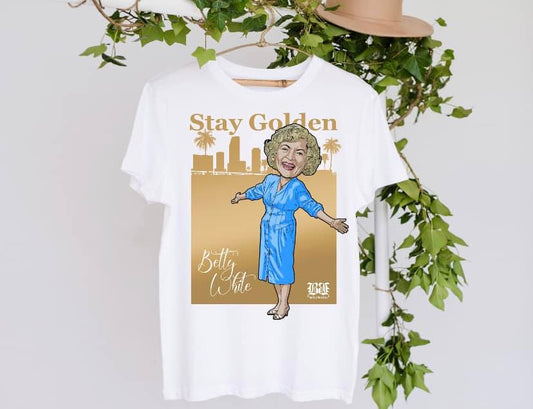 Betty White DTF Print