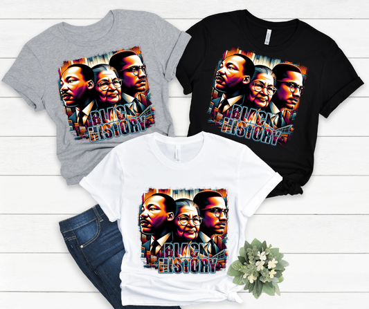 Black History Custom Print Rosa, Martin,Malcom