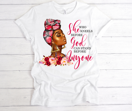 She Who kneels before God DTF Print