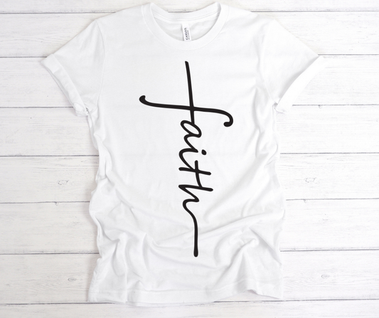 Black Faith DTF Print