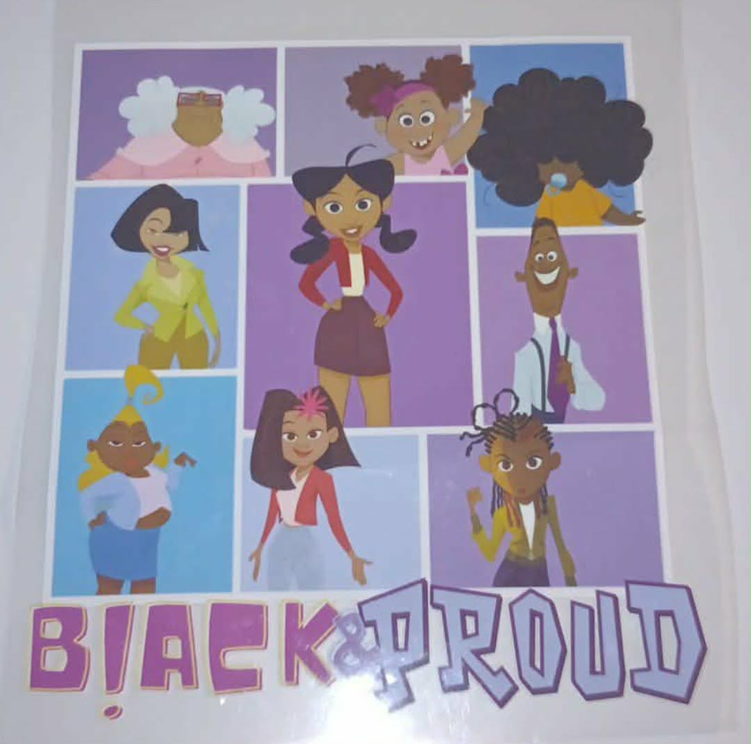 Black & Proud Family DTF Youth Print