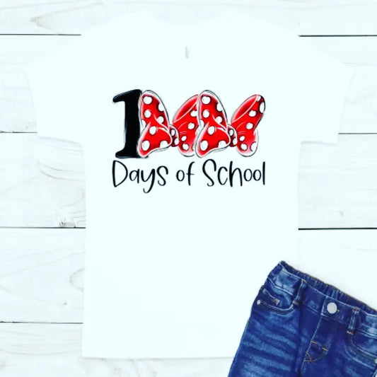 100 Days of School Mini Bows