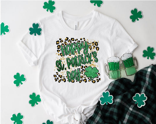 Happy St. Patrick's Day Leopard